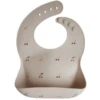 Mushie SILICONE BABY BIB-CHERRIES