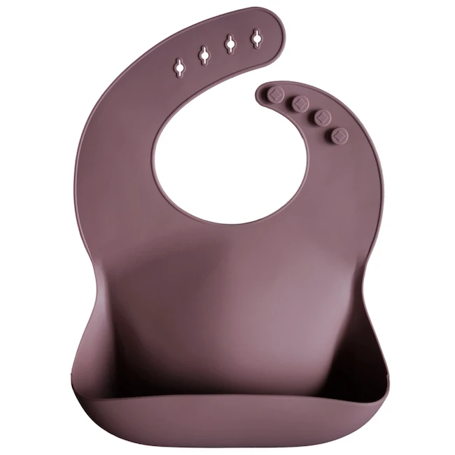 SILICONE BABY BIB-DUSTY ROSE Mushie SILICONE BABY BIB-DUSTY ROSE -Deals Baby Products Store mushie silicone baby bib dusty rose