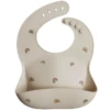 Mushie SILICONE BABY BIB-RAINBOWS