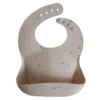 Mushie SILICONE BABY BIB-VANILLA CONFETTI