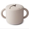 Mushie SILICONE SNACK CUP-IVORY