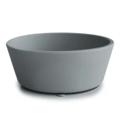 Mushie SILICONE SUCTION BOWL-STONE