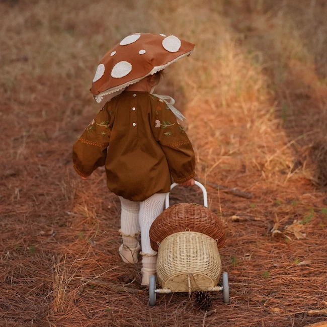 RATTAN MUSHROOM LUGGY- NATURAL RATTAN MUSHROOM LUGGY- NATURAL -Deals Baby Products Store olli ella rattan mushroom luggy natural 1