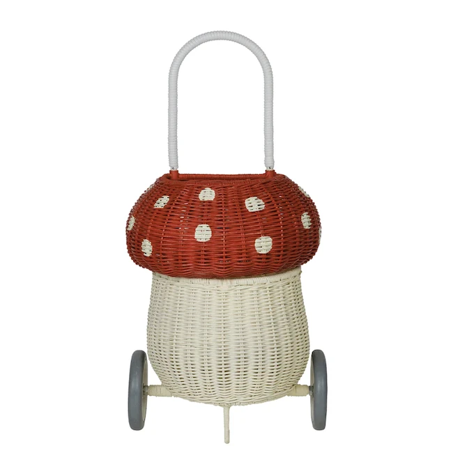 RATTAN MUSHROOM LUGGY- RED RATTAN MUSHROOM LUGGY- RED -Deals Baby Products Store olli ella rattan mushroom luggy red