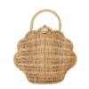 RATTAN SHELL BAG -Deals Baby Products Store olli ella rattan shell bag