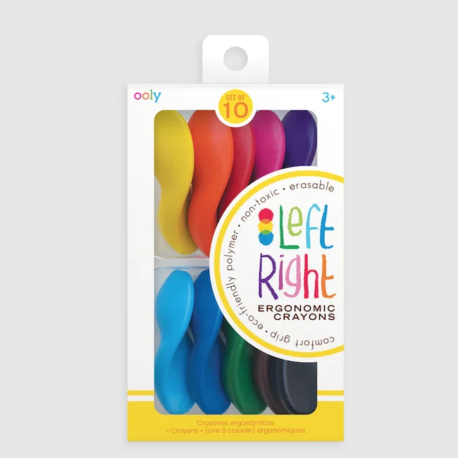 LEFT/RIGHT ERGONOMIC CRAYONS Ooly LEFT/RIGHT ERGONOMIC CRAYONS -Deals Baby Products Store ooly left right ergonomic crayons 1
