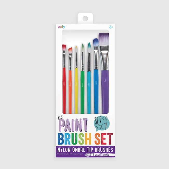 LIL' PAINT BRUSHES - SET OF 7 Ooly LIL' PAINT BRUSHES - SET OF 7 -Deals Baby Products Store ooly lil paint brushes set of 7