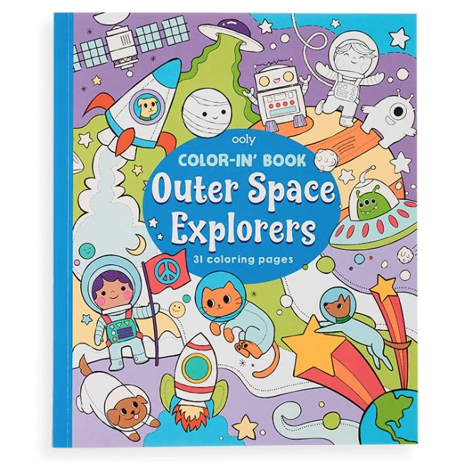 OUTER SPACE EXPLORERS COLORING BOOK Ooly OUTER SPACE EXPLORERS COLORING BOOK -Deals Baby Products Store ooly outer space explorers coloring book