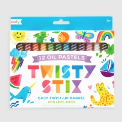 Ooly TWISTY STIX OIL PASTELS - SET OF 12