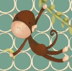 HANGING MONKEY 10X10
