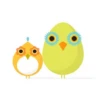 MOD BIRD DUO 14X14 1 MOD BIRD DUO 14X14 -Deals Baby Products Store oopsy daisy mod bird duo 14x14 1