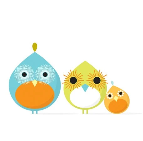 MOD BIRD TRIO 14X14 MOD BIRD TRIO 14X14 -Deals Baby Products Store oopsy daisy mod bird trio 14x14 2