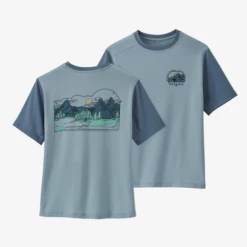 Patagonia KID'S CAPILENE SILKWEIGHT TSHIRT: LOST AND FOUND