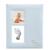 Pearhead BLUE SEERSUCKER BABY BOOK -Deals Baby Products Store pearhead blue seersucker baby book