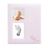 Pearhead PINK SEERSUCKER BABY BOOK -Deals Baby Products Store pearhead pink seersucker baby book