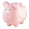 Pearhead POLKA DOT PIGGY BANK IN PINK -Deals Baby Products Store pearhead polka dot piggy bank in pink