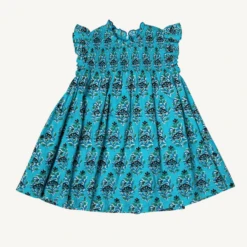 GIRLS STEVIE DRESS IN AZURE