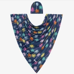 INFANT SWADDLE AND BEANIE SET IN PALMER