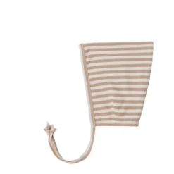 PIXIE BONNET | LATTE STRIPE