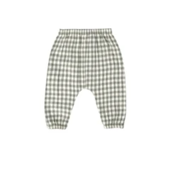 WOVEN PANT | SEA GREEN GINGHAM