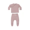 WRAP TOP + PANT SET IN LILAC -Deals Baby Products Store quincy mae wrap top pant set in lilac