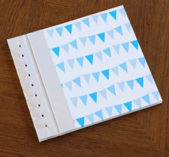 Rag & Bone BABY'S FIRST BOOK, BLUE BABY BUNTING