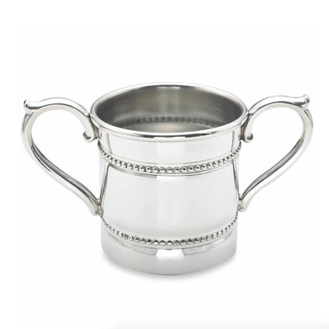 BABY BEADS DOUBLE HANDLE CUP BABY BEADS DOUBLE HANDLE CUP -Deals Baby Products Store reed barton baby beads double handle cup