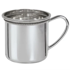 BEADED CAMBRIDGE STERLING BABY CUP