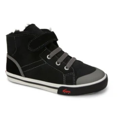 DEVON BLACK SHEARLING