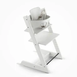 Stokke TRIPP TRAPP BUNDLE HIGH CHAIR WHITE