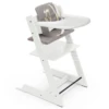 Stokke TRIPP TRAPP COMPLETE HIGH CHAIR WHITE /ICON GREY -Deals Baby Products Store stokke tripp trapp complete high chair white icon