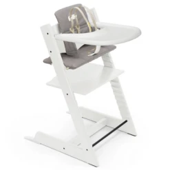 Stokke TRIPP TRAPP COMPLETE HIGH CHAIR WHITE /ICON GREY