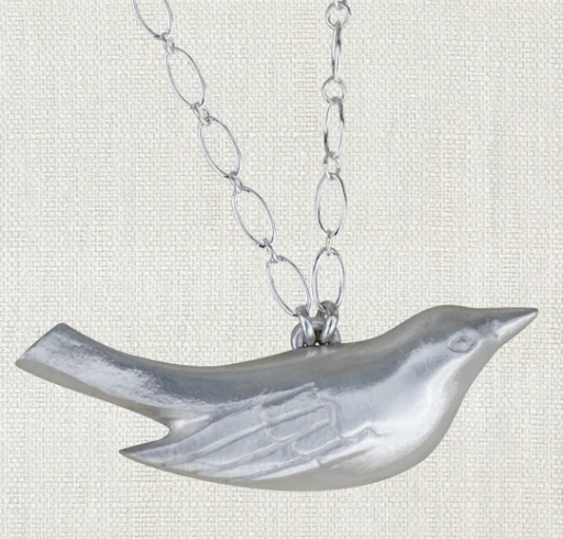 MAMA BIRD NECKLACE 17” STERLING SILVER NECKLACE MAMA BIRD NECKLACE 17” STERLING SILVER NECKLACE -Deals Baby Products Store swoon mama bird necklace 17 sterling silver neckla