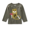 FOX AND SHROOM BABY GRAPHIC TEE -Deals Baby Products Store tea fox and shroom baby graphic tee