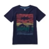 RAINBOW AND SHARKS GRAPHIC TEE -Deals Baby Products Store tea rainbow and sharks graphic tee