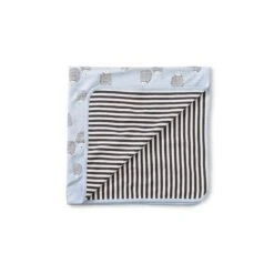 REVERSIBLE BABY BLANKET - HEDGEHOG