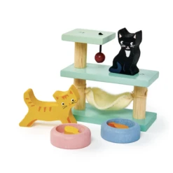 Tender Leaf Toys DOLLS HOUSE STUDY FURNITURE -Deals Baby Products Store tender leaf toys pet cats set