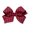 MEDIUM TINY DOT GROSGRAIN OVRLY BOW -Deals Baby Products Store wee ones medium tiny dot grosgrain ovrly bow