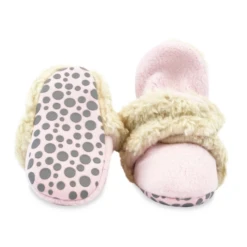 ZUTANO COZIE FLEECE FURRY LINED BOOTIE WITH GRIPPERS - BB1116231